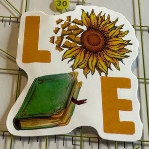 •Brand New• Sunflower Aesthetic Waterproof Sticker